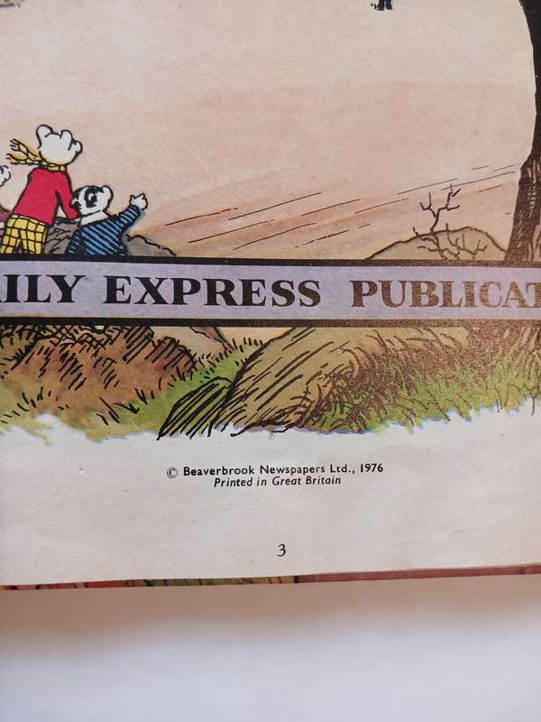 Rupert, The Daily Express Annual, 1974