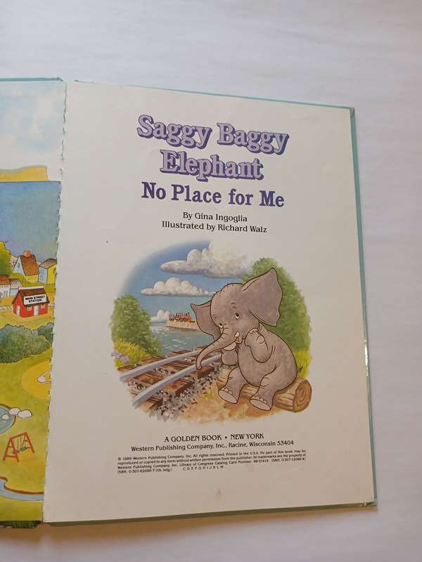 Saggy Baggy Elephant, No Place for Me by Gina Ingoglia, 1989