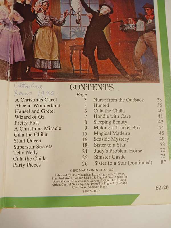 School Friend Annual 1981, IPC Magazine