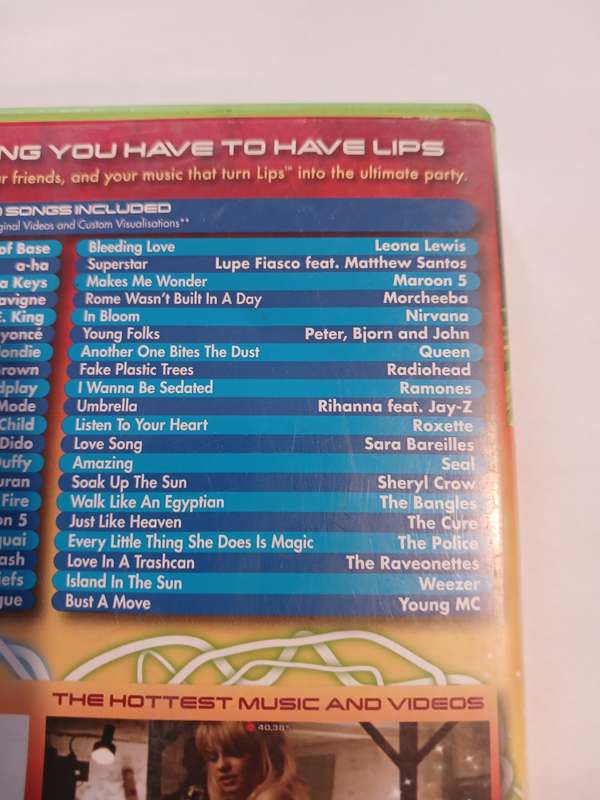 Xbox 360, Lips