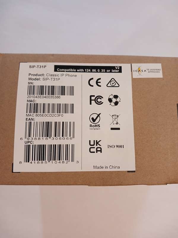 Yealink Classic IP Phone, SIP-T31P