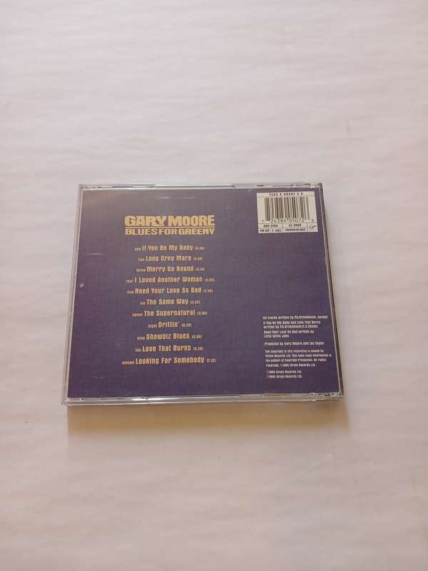 Gary Moore, Blues for Greeny CD, Europe