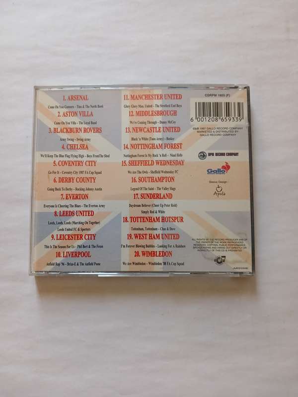Come On, 20 British Football Anthems CD