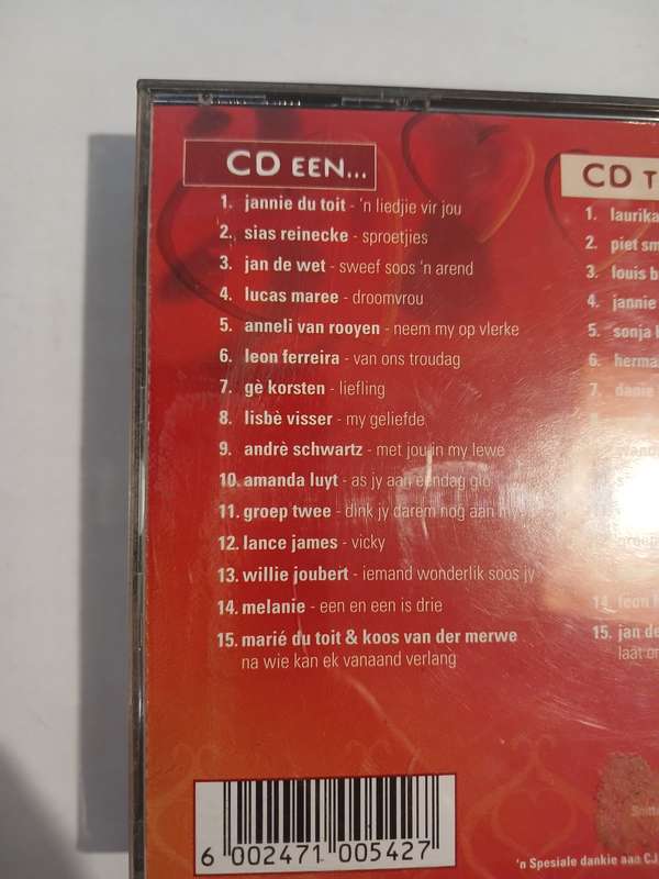 30 Grootste Liefdes Treffers, Various, 2 x CD