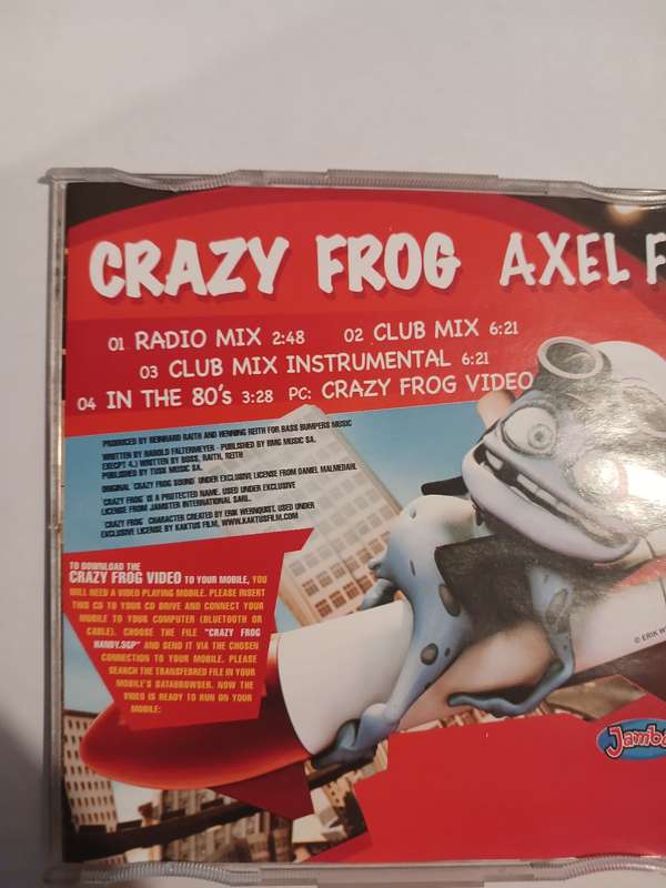Crazy Frog, Axel F CD single