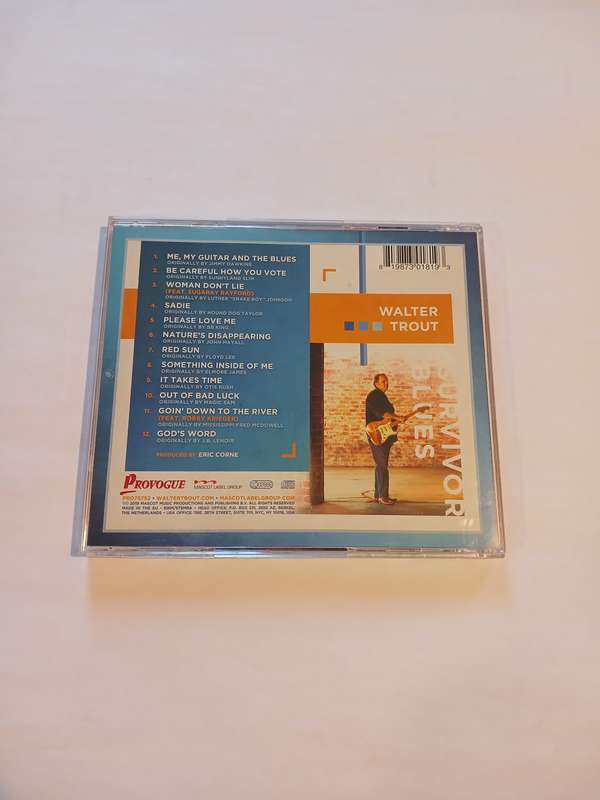 Walter Trout, Survivor Blues CD, Europe