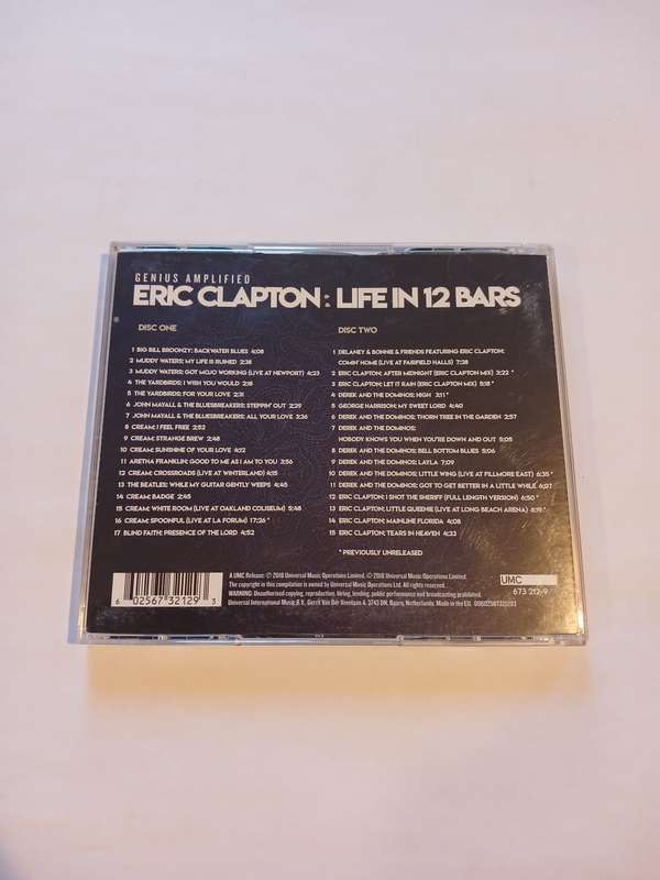 Eric Clapton, Life in 12 Bars, 2 x CD, Europe