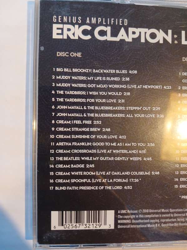 Eric Clapton, Life in 12 Bars, 2 x CD, Europe