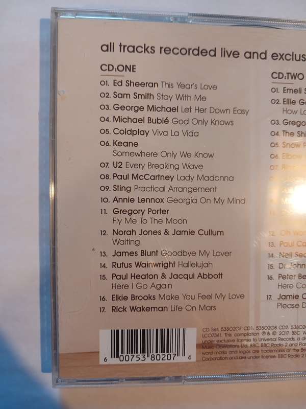 The Piano Room, BBC Radio 2, 34 Unique Live Recordings, 2 x CD, UK