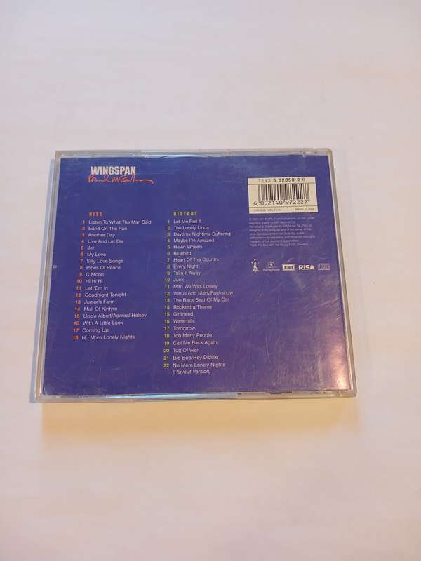 Wingspan, Paul McCartney, Hits and History, 2 x CD