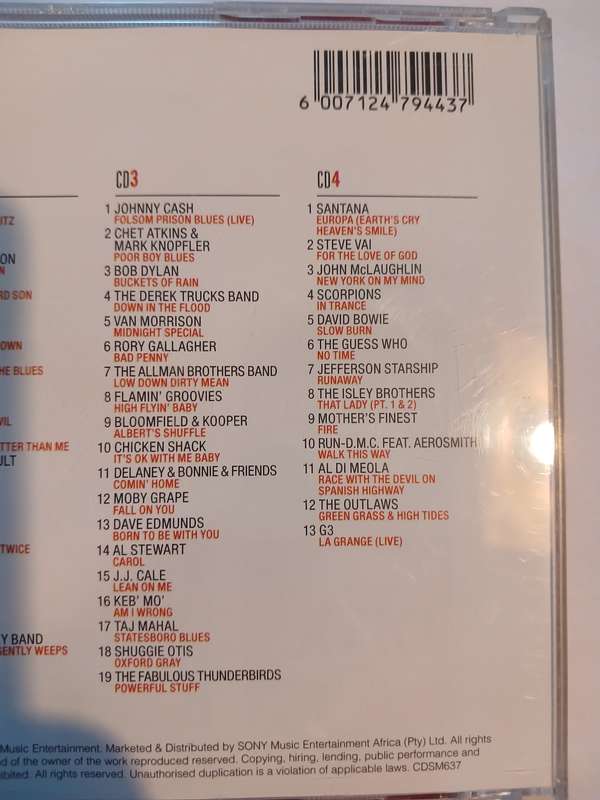 Ultimate Guitar Legends, 4 x CD
