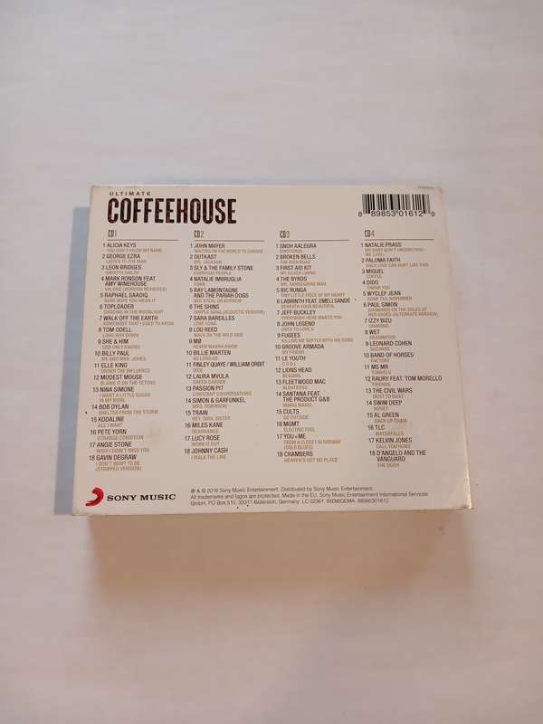Ultimate Coffeehouse, 4 CD's of the Greatest Cafe Music, Europe