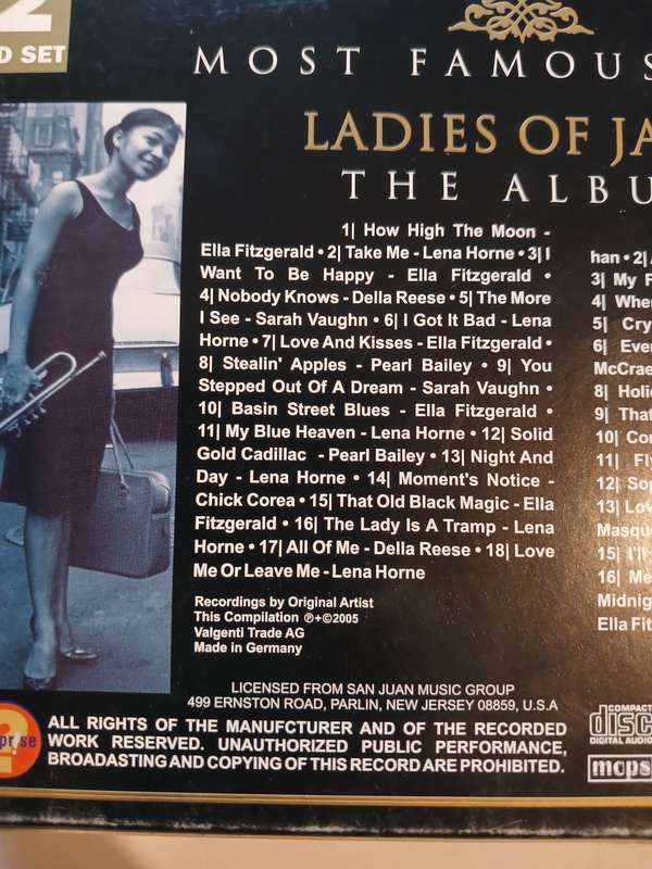 Ladies of Jazz, The Album, Most Famous Hits CD, Germany