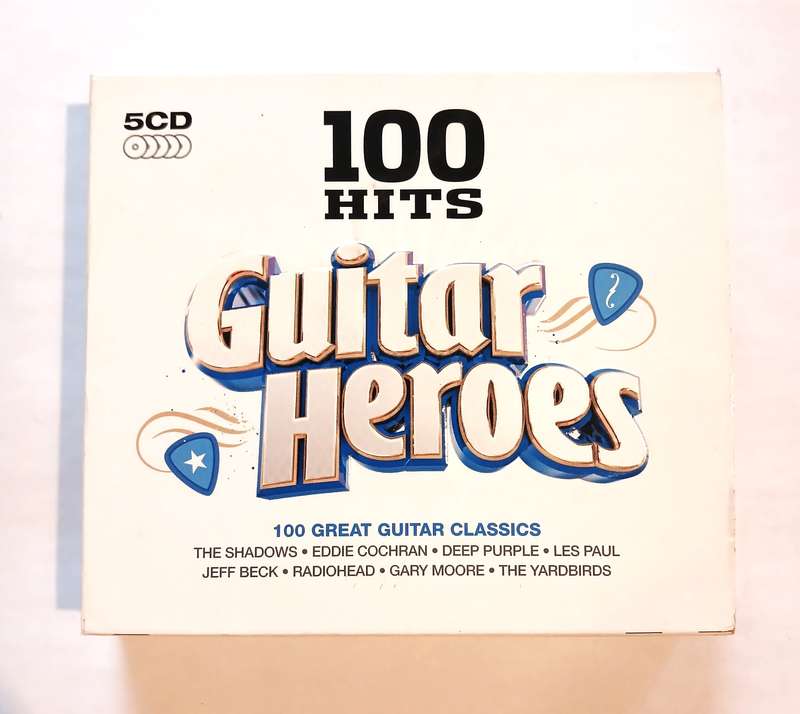 Guitar Heroes, 100 Great Guitar Classics, 5 x CD, UK