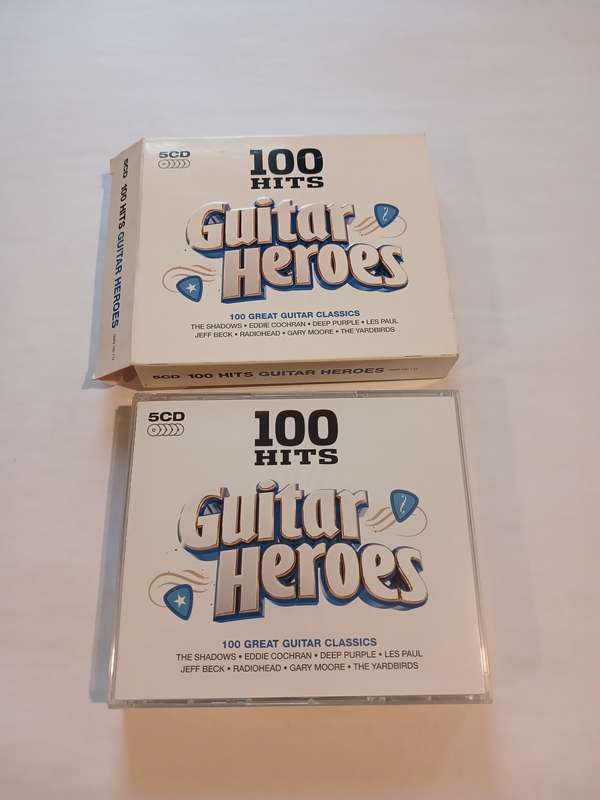 Guitar Heroes, 100 Great Guitar Classics, 5 x CD, UK