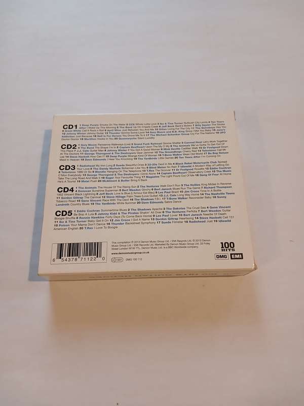 Guitar Heroes, 100 Great Guitar Classics, 5 x CD, UK