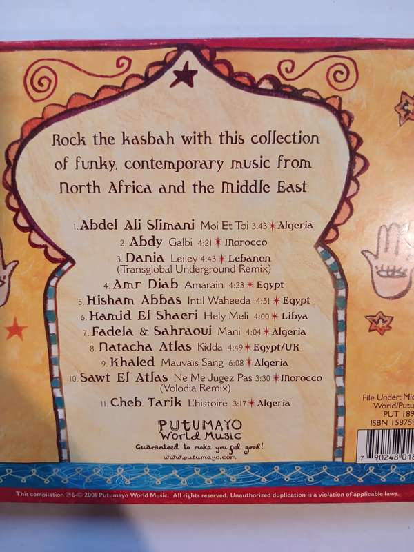 Arabic Groove, Putumayo CD Compilation, US