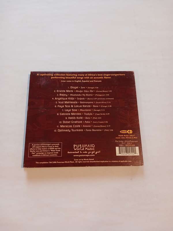 Acoustic Africa, Putumayo Compilation CD, US, Enhanced