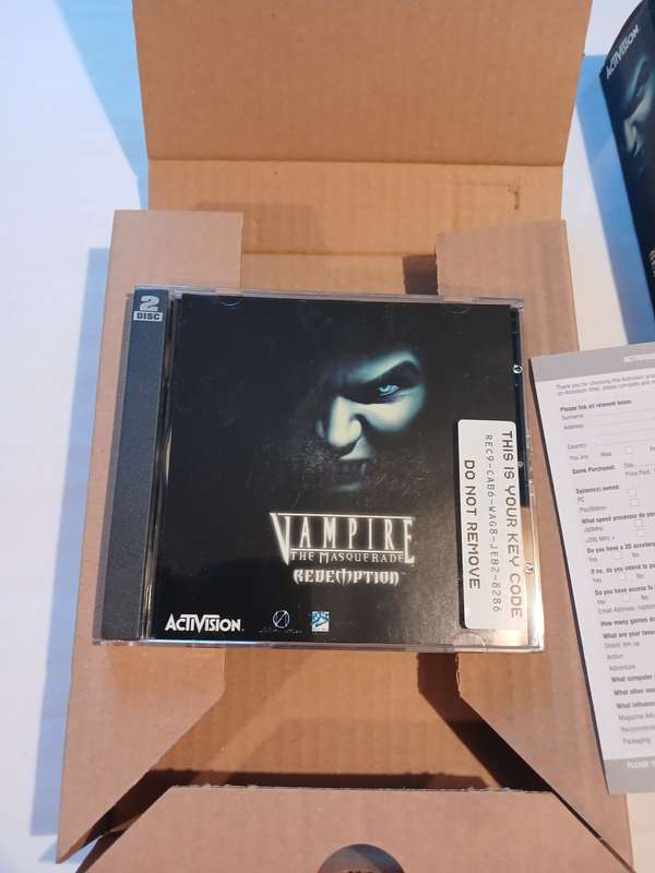 Vampire, The Masquerade, Redemption PC CD-rom