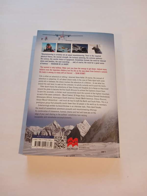 Poles Apart, Vaughan, De La Harpe & Sean Disney as told to David Bristow, signed