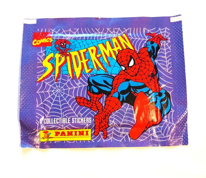 Spider-Man, 6 Collectible Stickers in Pack, 1995 Marvel, Read Descr.