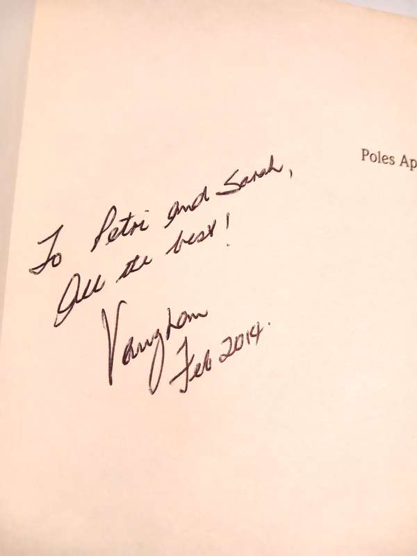 Poles Apart, Vaughan, De La Harpe & Sean Disney as told to David Bristow, signed