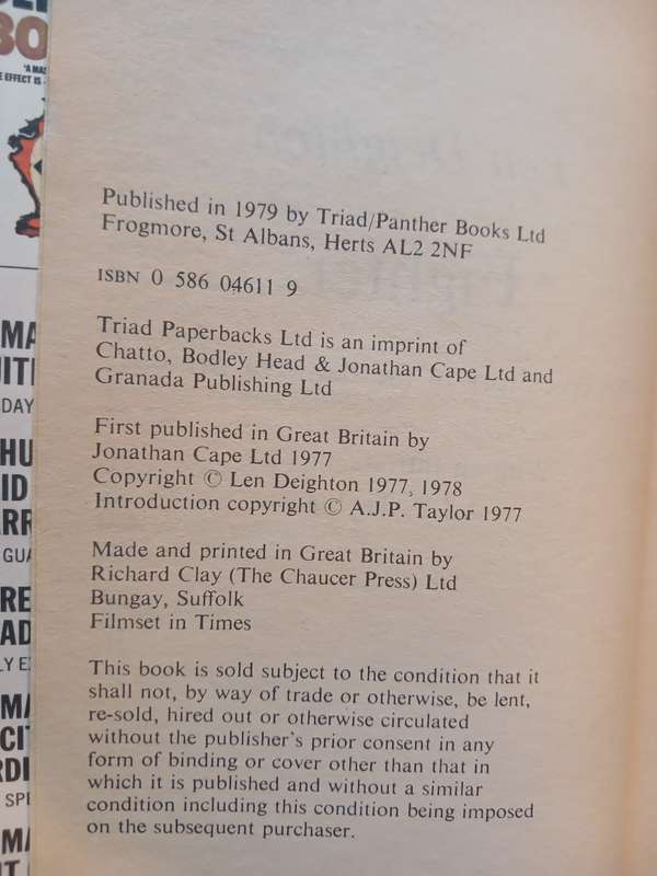 Fighter, The True Story of the Battle of Britain by Len Deighton, 1979