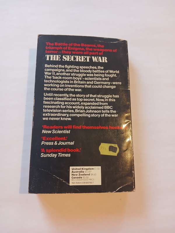 The Secret War by Brian Johnson