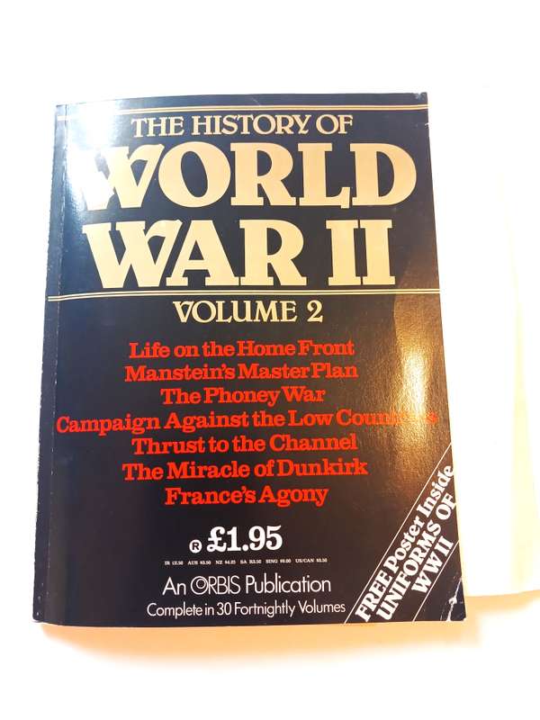 The History of World War II, Volume 2, An Orbis Publication, Free Poster