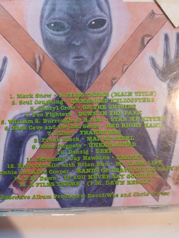 The X Files, Songs in the Key of X CD