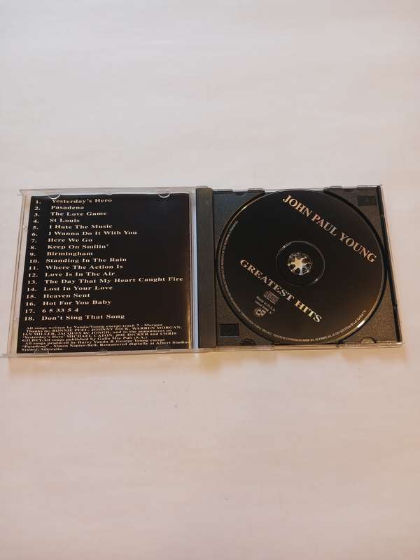 John Paul Young, Greatest Hits CD