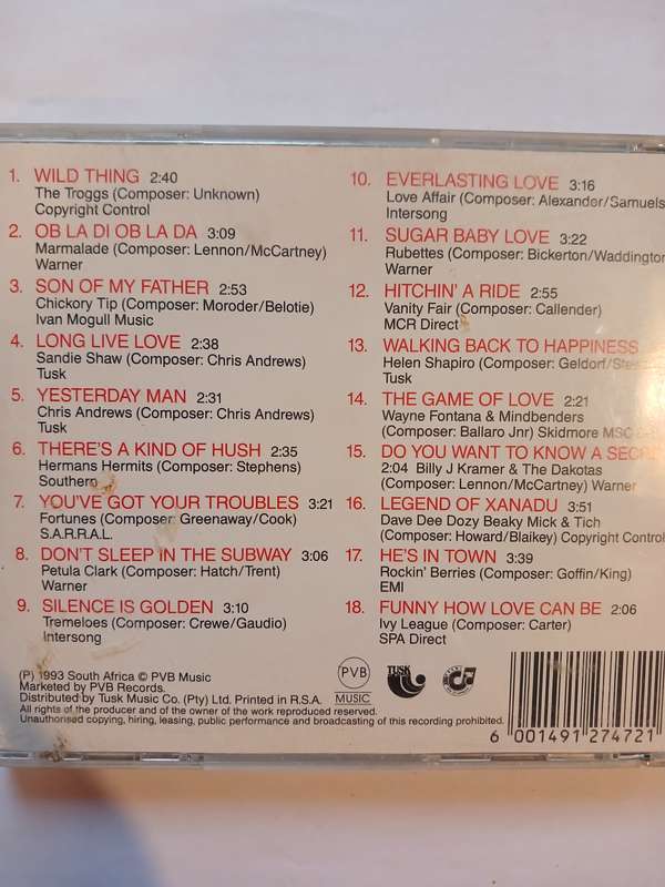Swingin' 60's, Vol. 1 CD