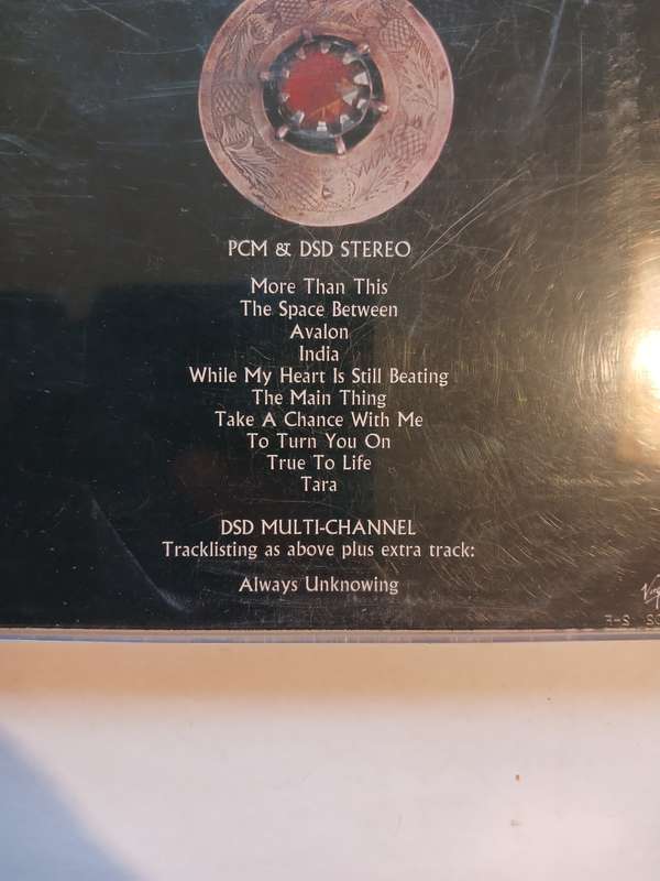 Roxy Music, Avalon CD, Europe, Remastered