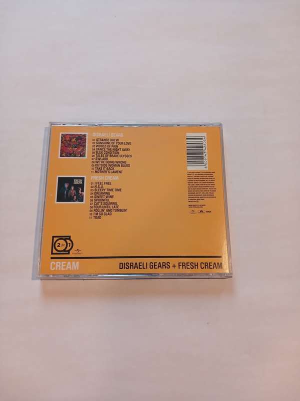 Cream, Disreali Gears / Fresh Cream, 2 x CD
