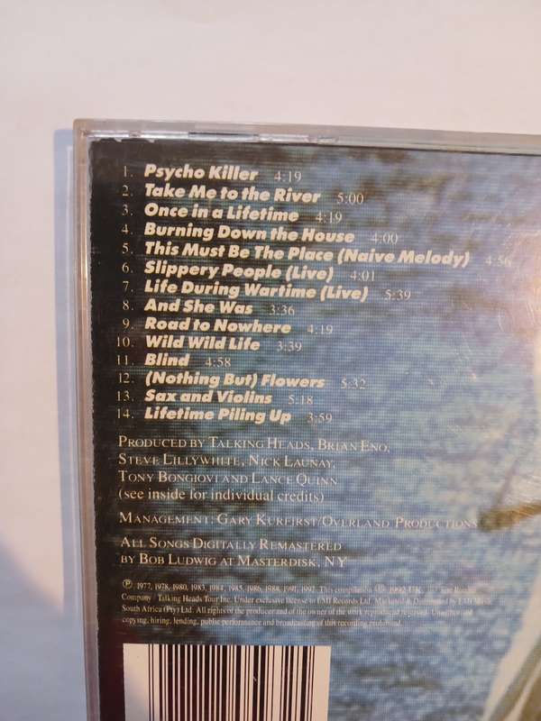 Talking Heads, The Best Of, Once in a Lifetime CD