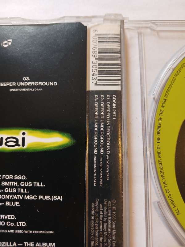 Jamiroquai, Deeper Underground CD single