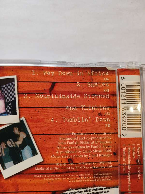 Sugardrive, Snapshots CD single