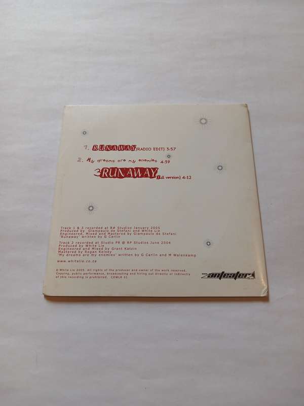 White Lie, Runaway CD single
