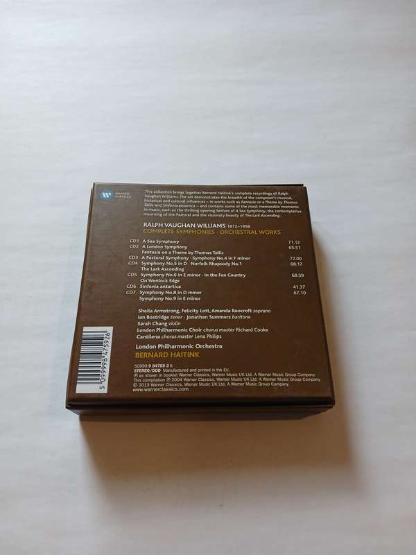 Vaughan Williams Complete Symphonies, 7 x CD, Europe, Remastered