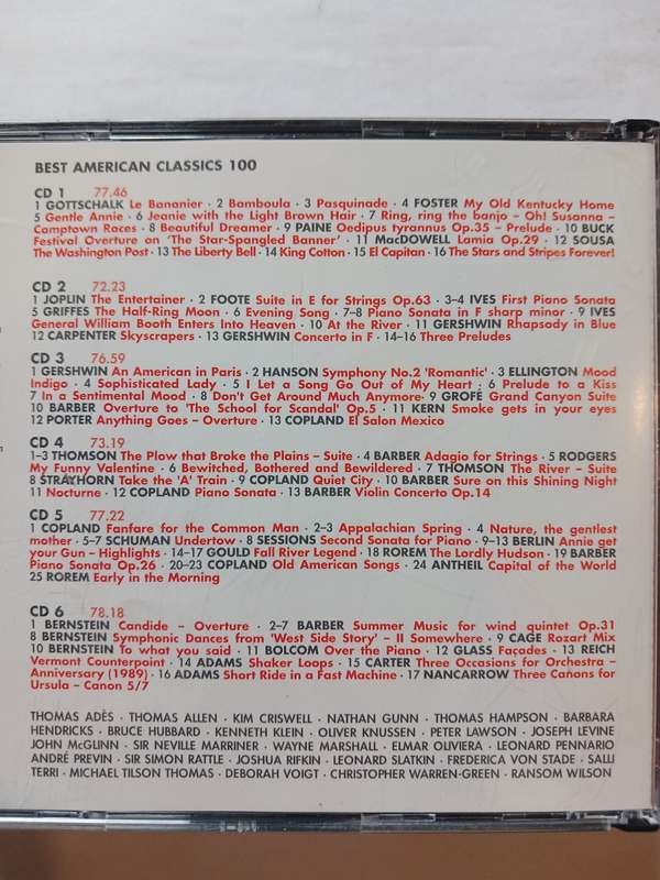 100 Best American Classics CD, 6 x CD