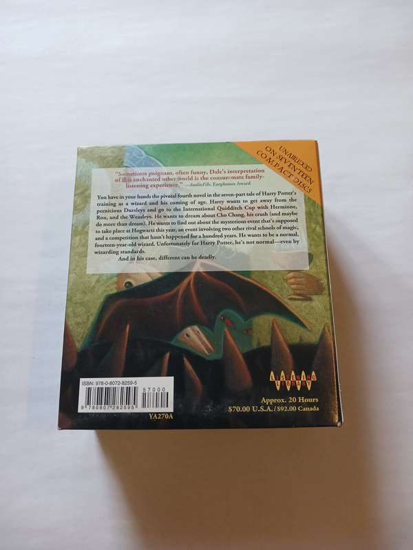 Harry Potter and the Goblet of Fire, 17 x Audio CD, Unabridged