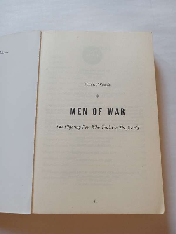 Men of War by Hannes Wessels