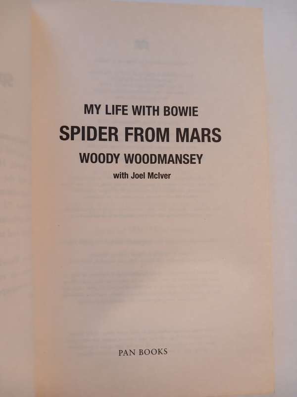 Spider From Mars, My Life With David Bowie by Woody Woodmansey with Joel Mciver
