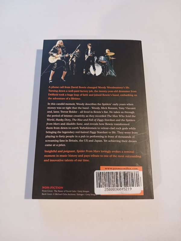 Spider From Mars, My Life With David Bowie by Woody Woodmansey with Joel Mciver