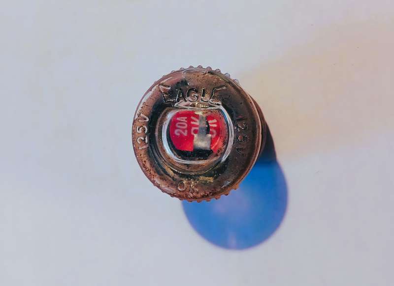 Vintage Glass Plug Fuses x 3, 15A, 20A, 25A