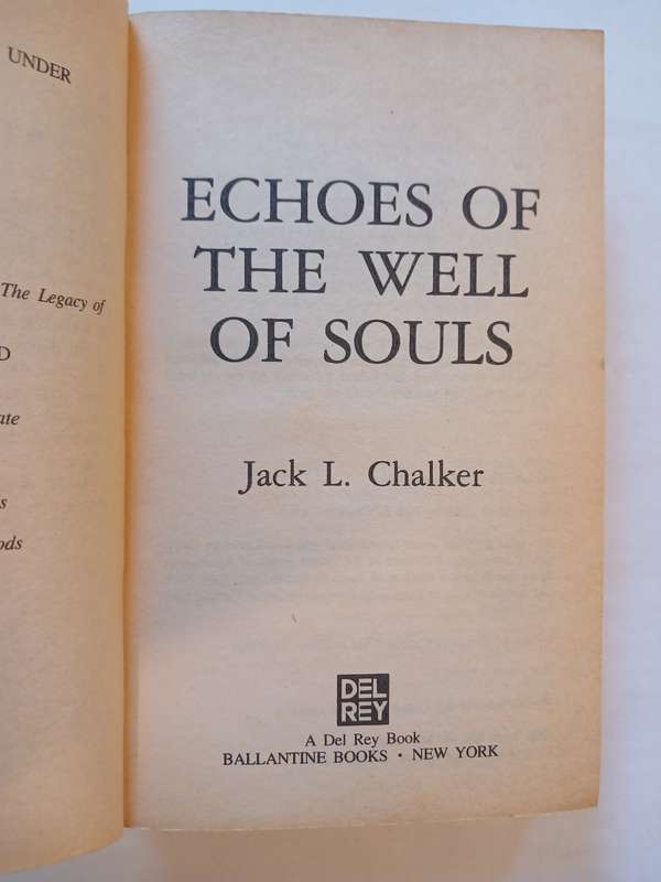 Echoes of the Well of Souls by Jack L. Chalker
