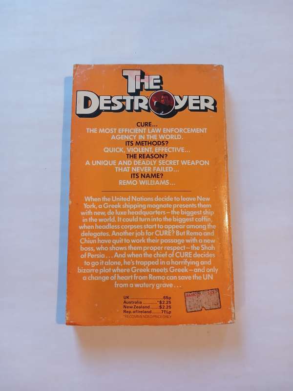The Destroyer No. 28, Ship of Death by Richard Sapir & Warren Murphy