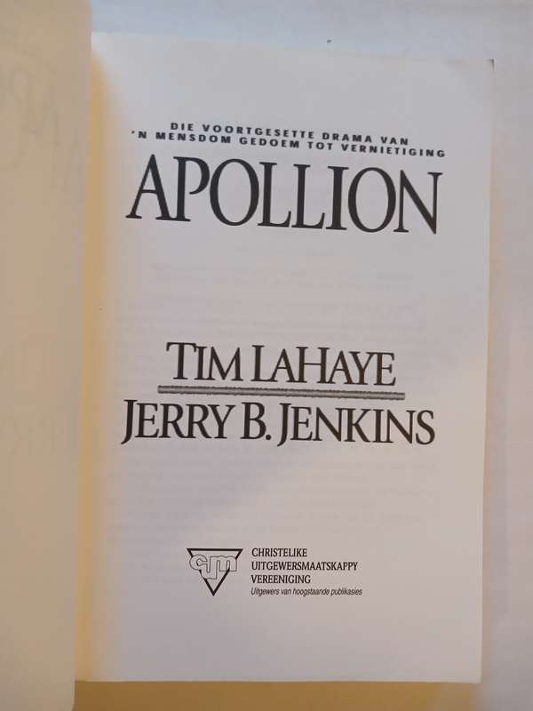 Apollion deur Tim Lahaye en Jerry B. Jenkins