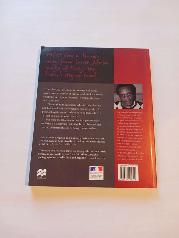 A letter from Paris by Eric Miyeni, Signed
