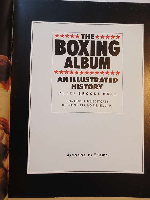 The Boxing Album, An Illustrated History by Peter Brooke-Ball
